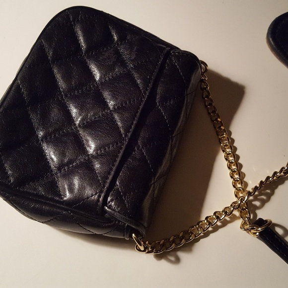 MK BLACK CROSSBODY Gold mk - Picture 3 of 5